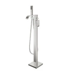 Vellamo City Freestanding Bath Shower Mixer With Shower Kit
