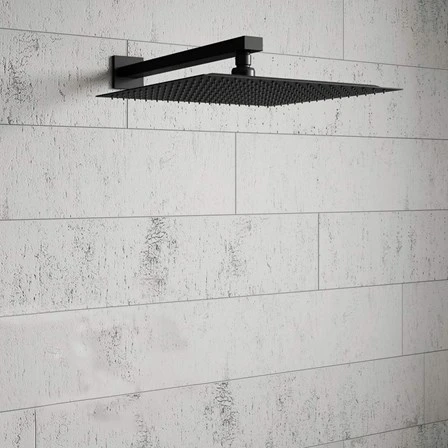 Harbour Status Concealed Shower Valve & Wall Mounted Fixed 200mm Shower Head - Matt Black 5 Harbour Status Concealed Shower Valve & Wall Mounted Fixed 200mm Shower Head - Matt Black - Image 3