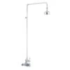 Nuie Traditional Twin Exposed Thermostatic Shower Valve & Rigid Riser Kit -Vado Sale Store ag302 jty027