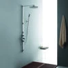 Flova Allore Thermostatic Shower Column With Handset, Body Jets & Overhead Shower -Vado Sale Store altsp lifestyle