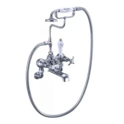 Burlington Anglesey Wall Mounted Bath Shower Mixer With Straight Valves & S Adjuster 11 Burlington Anglesey Wall Mounted Bath Shower Mixer With Straight Valves & S Adjuster -Vado Sale Store an17 qt detail