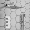 Archie Concealed Shower Valve, 200mm Fixed Shower Head & Handset - 300mm Wall Shower Arm 1 Archie Concealed Shower Valve, 200mm Fixed Shower Head & Handset - 300mm Wall Shower Arm -Vado Sale Store archie square concealed shower valve bundle lifestyle5B15D