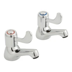 Vado Astra Lever Basin Pillar Taps