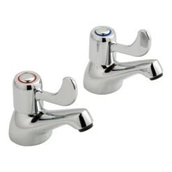 Vado Astra Lever Bath Pillar Taps