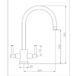 Abode Atlas Aquifier Filtered Water Mono Kitchen Mixer - Brushed Nickel 9 Abode Atlas Aquifier Filtered Water Mono Kitchen Mixer - Brushed Nickel -Vado Sale Store atlas aquifier tech