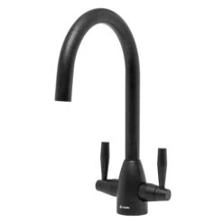Caple Avel Twin Lever Mono Kitchen Mixer - Chromite Black