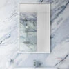 Origins Living Docklands Rectangular Mirror 500x800mm - White
