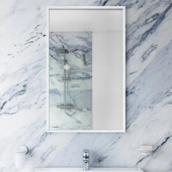 Origins Living Docklands Rectangular Mirror 500x800mm - White