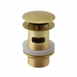 Harbour Clarity Brushed Brass Basin Mixer Tap & Waste 12 Harbour Clarity Brushed Brass Basin Mixer Tap & Waste -Vado Sale Store bb waste5B15D