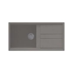 Reginox Best 480 Large Single Bowl Black Granite Kitchen Sink & Waste Kit With Reversible Drainer - 1000 X 510mm 11 Reginox Best 480 Large Single Bowl Black Granite Kitchen Sink & Waste Kit With Reversible Drainer - 1000 X 510mm -Vado Sale Store best480tt 1