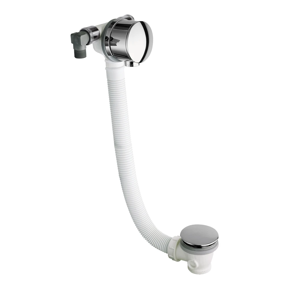 Crosswater Bath Filler With Extended Click Clack Waste & Overflow - 90cm 3 Crosswater Bath Filler With Extended Click Clack Waste & Overflow - 90cm