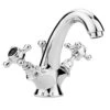 Hudson Reed Black Topaz Crosshead Mono Basin Mixer With Pop-Up Waste -Vado Sale Store blacktopaz bc405hx