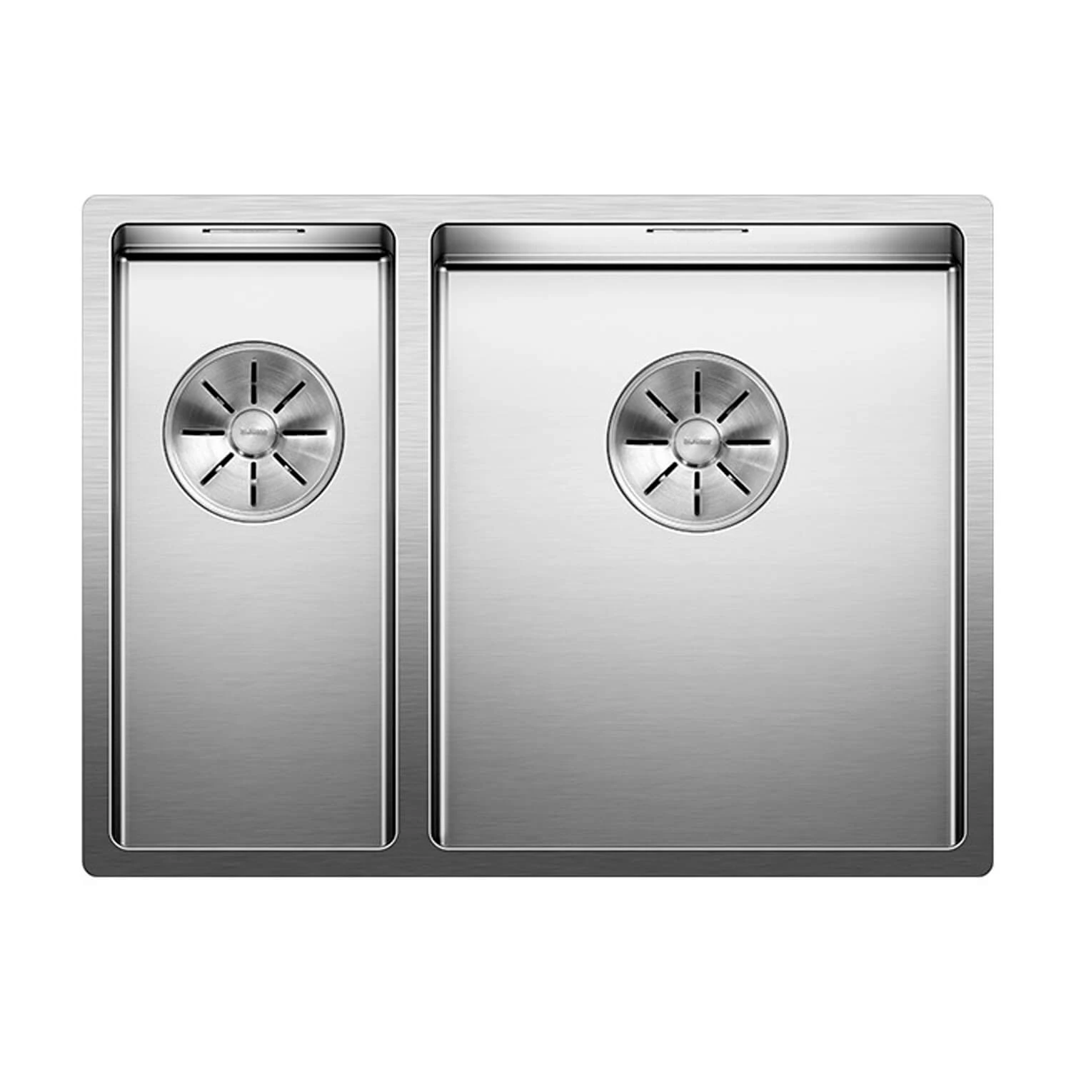Blanco Claron 1.5 Bowl Satin Polish Stainless Steel Kitchen Sink & Waste With Right Hand Main Bowl - 585 X 440mm 3 Blanco Claron 1.5 Bowl Satin Polish Stainless Steel Kitchen Sink & Waste With Right Hand Main Bowl - 585 X 440mm
