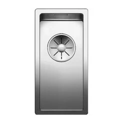 Blanco Claron 0.5 Bowl Undermount Satin Polish Stainless Steel Kitchen Sink & Waste - 220 X 440mm