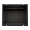 Blanco Subline 500-U Black Edition 1 Bowl Undermount Silgranit Composite Kitchen Sink & Waste - 530 X 460mm