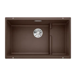 Blanco Subline 700-U Extra Large Stepped 1 Bowl Undermount Alumetallic Silgranit Composite Kitchen Sink & Waste - 730 X 460mm 24 Blanco Subline 700-U Extra Large Stepped 1 Bowl Undermount Alumetallic Silgranit Composite Kitchen Sink & Waste - 730 X 460mm -Vado Sale Store blanco 700 u stepped coffee silgranit sink 730x460mm cutout