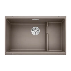 Blanco Subline 700-U Extra Large Stepped 1 Bowl Undermount Alumetallic Silgranit Composite Kitchen Sink & Waste - 730 X 460mm 23 Blanco Subline 700-U Extra Large Stepped 1 Bowl Undermount Alumetallic Silgranit Composite Kitchen Sink & Waste - 730 X 460mm -Vado Sale Store blanco 700 u stepped tartufo silgranit sink 730x460mm cutout