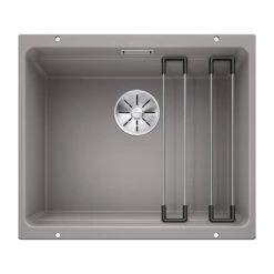 Blanco Etagon 500-U Large 1 Bowl Black Silgranit Composite Undermount Kitchen Sink & Waste - 530 X 460mm 27 Blanco Etagon 500-U Large 1 Bowl Black Silgranit Composite Undermount Kitchen Sink & Waste - 530 X 460mm -Vado Sale Store blanco etagon 500 u silgranit alumetallic sink cutout