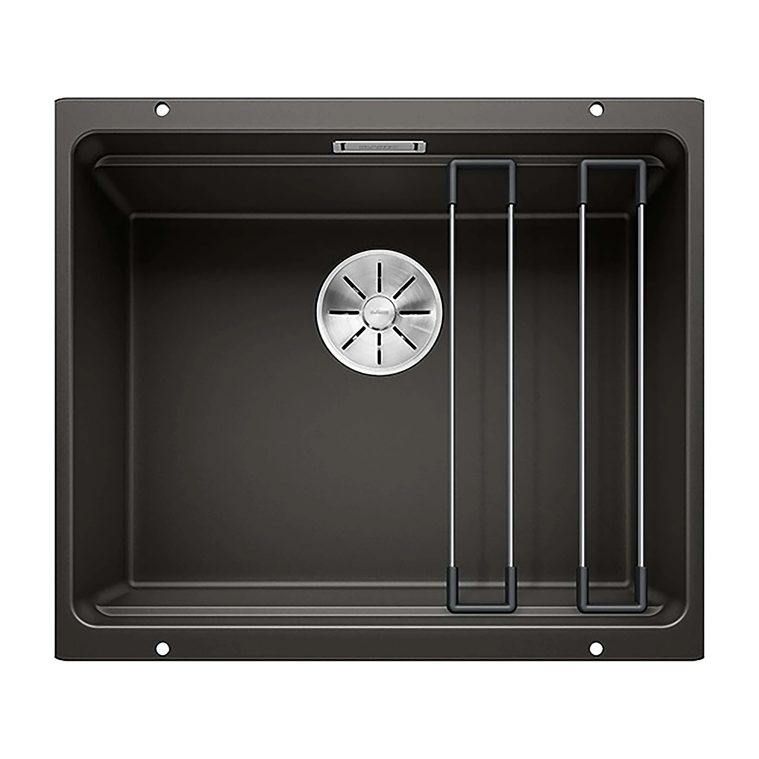 Blanco Etagon 500-U Large 1 Bowl Black Silgranit Composite Undermount Kitchen Sink & Waste - 530 X 460mm 16 Blanco Etagon 500-U Large 1 Bowl Black Silgranit Composite Undermount Kitchen Sink & Waste - 530 X 460mm - Image 14