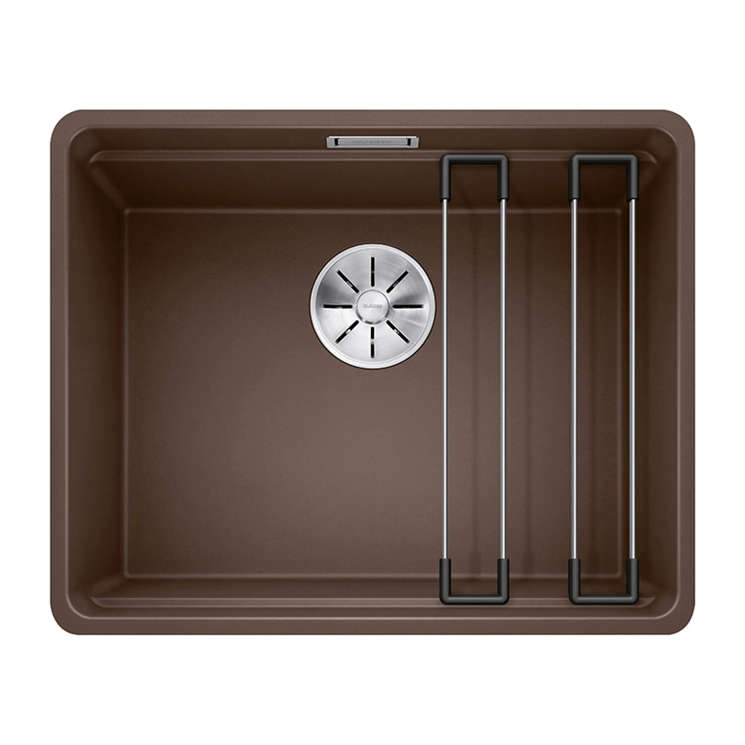 Blanco Etagon 500-U Large 1 Bowl Black Silgranit Composite Undermount Kitchen Sink & Waste - 530 X 460mm 3 Blanco Etagon 500-U Large 1 Bowl Black Silgranit Composite Undermount Kitchen Sink & Waste - 530 X 460mm