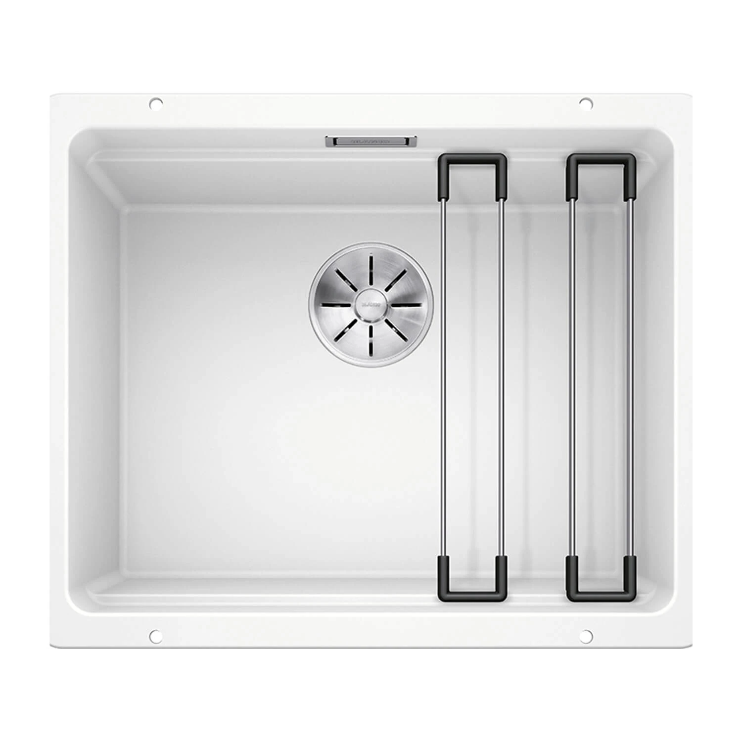 Blanco Etagon 500-U Large 1 Bowl Black Silgranit Composite Undermount Kitchen Sink & Waste - 530 X 460mm 13 Blanco Etagon 500-U Large 1 Bowl Black Silgranit Composite Undermount Kitchen Sink & Waste - 530 X 460mm - Image 11