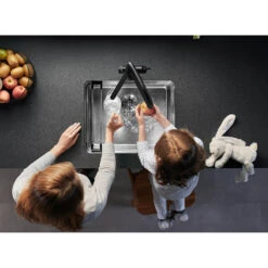 Blanco Etagon Large 1 Bowl Satin Polish Undermount Stainless Steel Kitchen Sink & Waste - 540 X 440mm 13 Blanco Etagon Large 1 Bowl Satin Polish Undermount Stainless Steel Kitchen Sink & Waste - 540 X 440mm -Vado Sale Store blanco etagon 500 u stainless steel sink lifestyle 3