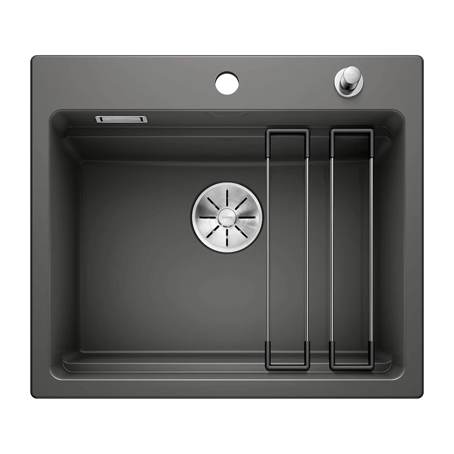 Blanco Etagon 6 1 Bowl Magnolia Gloss Ceramic Kitchen Sink & Waste With Tap Ledge - 584 X 510mm 3 Blanco Etagon 6 1 Bowl Magnolia Gloss Ceramic Kitchen Sink & Waste With Tap Ledge - 584 X 510mm