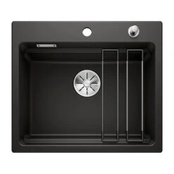 Blanco Etagon 6 1 Bowl Magnolia Gloss Ceramic Kitchen Sink & Waste With Tap Ledge - 584 X 510mm 15 Blanco Etagon 6 1 Bowl Magnolia Gloss Ceramic Kitchen Sink & Waste With Tap Ledge - 584 X 510mm -Vado Sale Store blanco etagon 6 ceramic sink black cutout