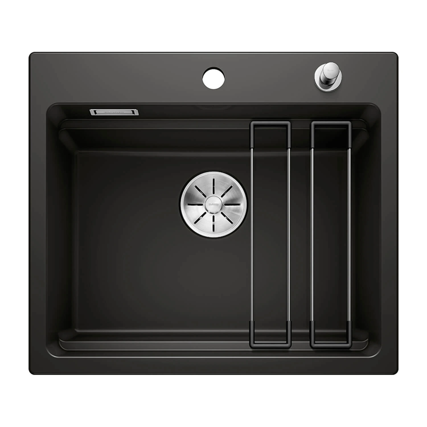 Blanco Etagon 6 1 Bowl Magnolia Gloss Ceramic Kitchen Sink & Waste With Tap Ledge - 584 X 510mm 8 Blanco Etagon 6 1 Bowl Magnolia Gloss Ceramic Kitchen Sink & Waste With Tap Ledge - 584 X 510mm - Image 6