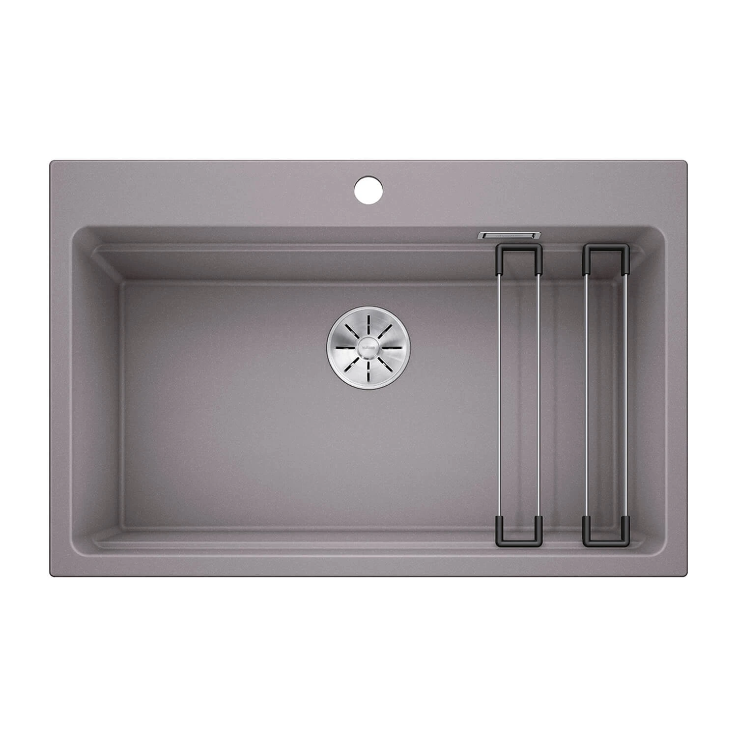 Blanco Etagon 8 Extra Large 1 Bowl Rock Grey Silgranit Composite Kitchen Sink & Waste With Tap Ledge - 780 X 510mm 3 Blanco Etagon 8 Extra Large 1 Bowl Rock Grey Silgranit Composite Kitchen Sink & Waste With Tap Ledge - 780 X 510mm