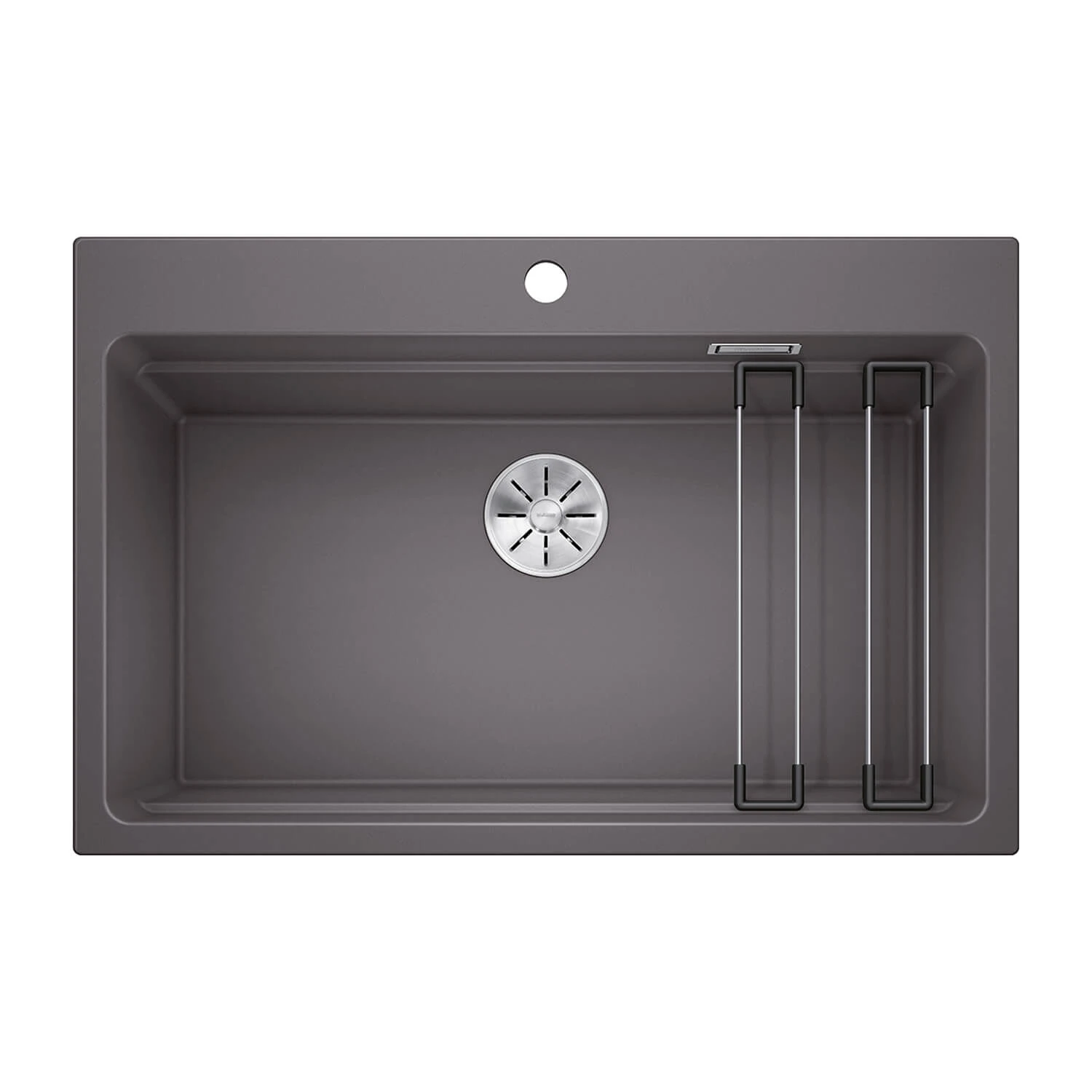 Blanco Etagon 8 Extra Large 1 Bowl Rock Grey Silgranit Composite Kitchen Sink & Waste With Tap Ledge - 780 X 510mm 7 Blanco Etagon 8 Extra Large 1 Bowl Rock Grey Silgranit Composite Kitchen Sink & Waste With Tap Ledge - 780 X 510mm - Image 5