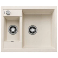 Blanco Metra 6 1.5 Bowl Inset Or Undermount Rock Grey Silgranit Composite Kitchen Sink & Waste - 615 X 500mm 19 Blanco Metra 6 1.5 Bowl Inset Or Undermount Rock Grey Silgranit Composite Kitchen Sink & Waste - 615 X 500mm -Vado Sale Store blanco metra 1.5 bowl inset sink 615x500 soft white