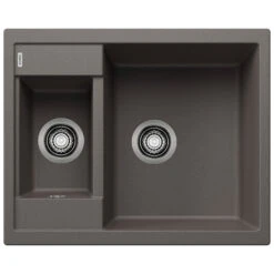 Blanco Metra 6 1.5 Bowl Inset Or Undermount Rock Grey Silgranit Composite Kitchen Sink & Waste - 615 X 500mm 20 Blanco Metra 6 1.5 Bowl Inset Or Undermount Rock Grey Silgranit Composite Kitchen Sink & Waste - 615 X 500mm -Vado Sale Store blanco metra 1.5 bowl inset sink 615x500 volcano grey