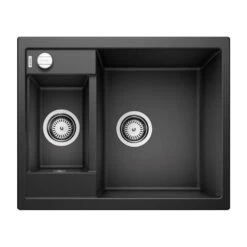 Blanco Metra 6 1.5 Bowl Inset Or Undermount Rock Grey Silgranit Composite Kitchen Sink & Waste - 615 X 500mm 14 Blanco Metra 6 1.5 Bowl Inset Or Undermount Rock Grey Silgranit Composite Kitchen Sink & Waste - 615 X 500mm -Vado Sale Store blanco metra 6 silgranit anthracite sink 615x500 cutout