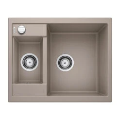 Blanco Metra 6 1.5 Bowl Inset Or Undermount Rock Grey Silgranit Composite Kitchen Sink & Waste - 615 X 500mm 17 Blanco Metra 6 1.5 Bowl Inset Or Undermount Rock Grey Silgranit Composite Kitchen Sink & Waste - 615 X 500mm -Vado Sale Store blanco metra 6 silgranit tartufo sink 615x500 cutout