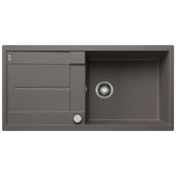 Blanco Metra XL 6 S 1 Bowl Inset Anthracite Silgranit Composite Kitchen Sink & Waste With Reversible Drainer - 1000 X 500mm 38 Blanco Metra XL 6 S 1 Bowl Inset Anthracite Silgranit Composite Kitchen Sink & Waste With Reversible Drainer - 1000 X 500mm -Vado Sale Store blanco metra xl 1 bowl inset sink 1000x500 volcano grey