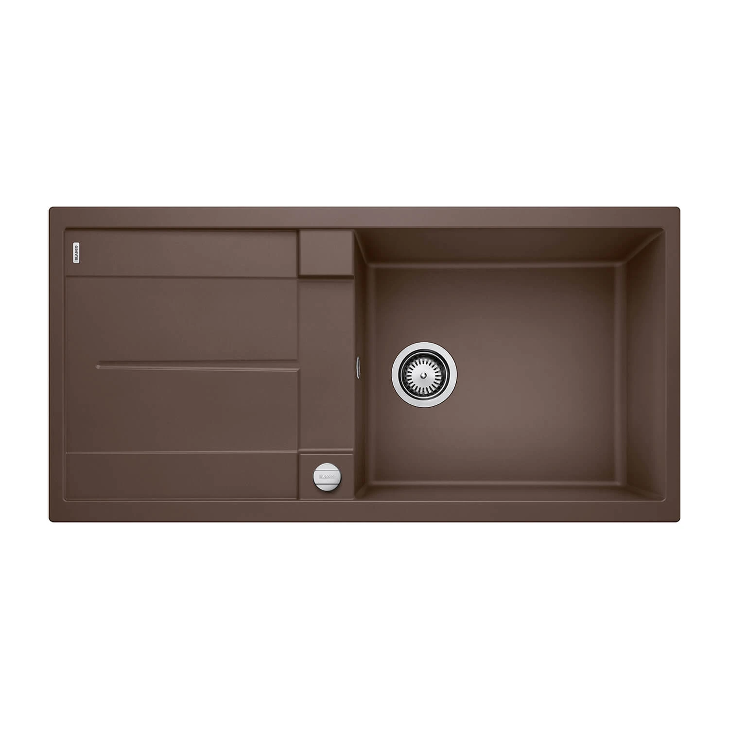 Blanco Metra XL 6 S 1 Bowl Inset Anthracite Silgranit Composite Kitchen Sink & Waste With Reversible Drainer - 1000 X 500mm 3 Blanco Metra XL 6 S 1 Bowl Inset Anthracite Silgranit Composite Kitchen Sink & Waste With Reversible Drainer - 1000 X 500mm