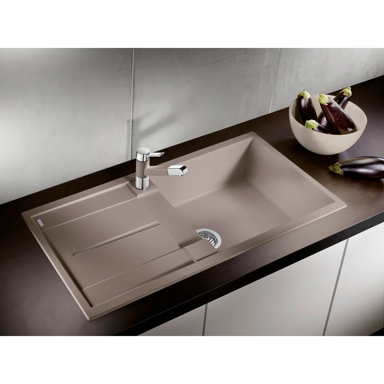 Blanco Metra XL 6 S 1 Bowl Inset Anthracite Silgranit Composite Kitchen Sink & Waste With Reversible Drainer - 1000 X 500mm 17 Blanco Metra XL 6 S 1 Bowl Inset Anthracite Silgranit Composite Kitchen Sink & Waste With Reversible Drainer - 1000 X 500mm - Image 15