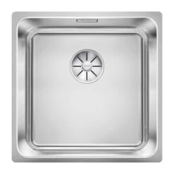 Blanco Solis 1 Bowl Undermount Brushed Stainless Steel Kitchen Sink & Waste - 440 X 440mm