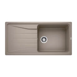 Blanco Sona XL 6 S 1 Bowl Inset White Silgranit Composite Kitchen Sink & Waste With Reversible Drainer - 1000 X 500mm -Vado Sale Store blanco sona xl 6 s silgranit tartufo sink 1000x500 cutout