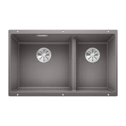 Blanco Subline XL 1.5 Bowl Undermount Coffee Silgranit Composite Kitchen Sink & Waste - 755 X 460mm 17 Blanco Subline XL 1.5 Bowl Undermount Coffee Silgranit Composite Kitchen Sink & Waste - 755 X 460mm -Vado Sale Store blanco subline xl 1 5 bowl alumetallic silgranit sink 755x460mm cutout