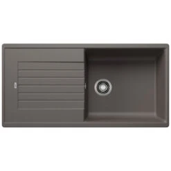 Blanco Zia XL 6 S 1 Bowl Inset White Silgranit Composite Kitchen Sink & Waste With Reversible Drainer - 1000 X 500mm -Vado Sale Store blanco zia 1 bowl inset sink 1000x500 volcano grey