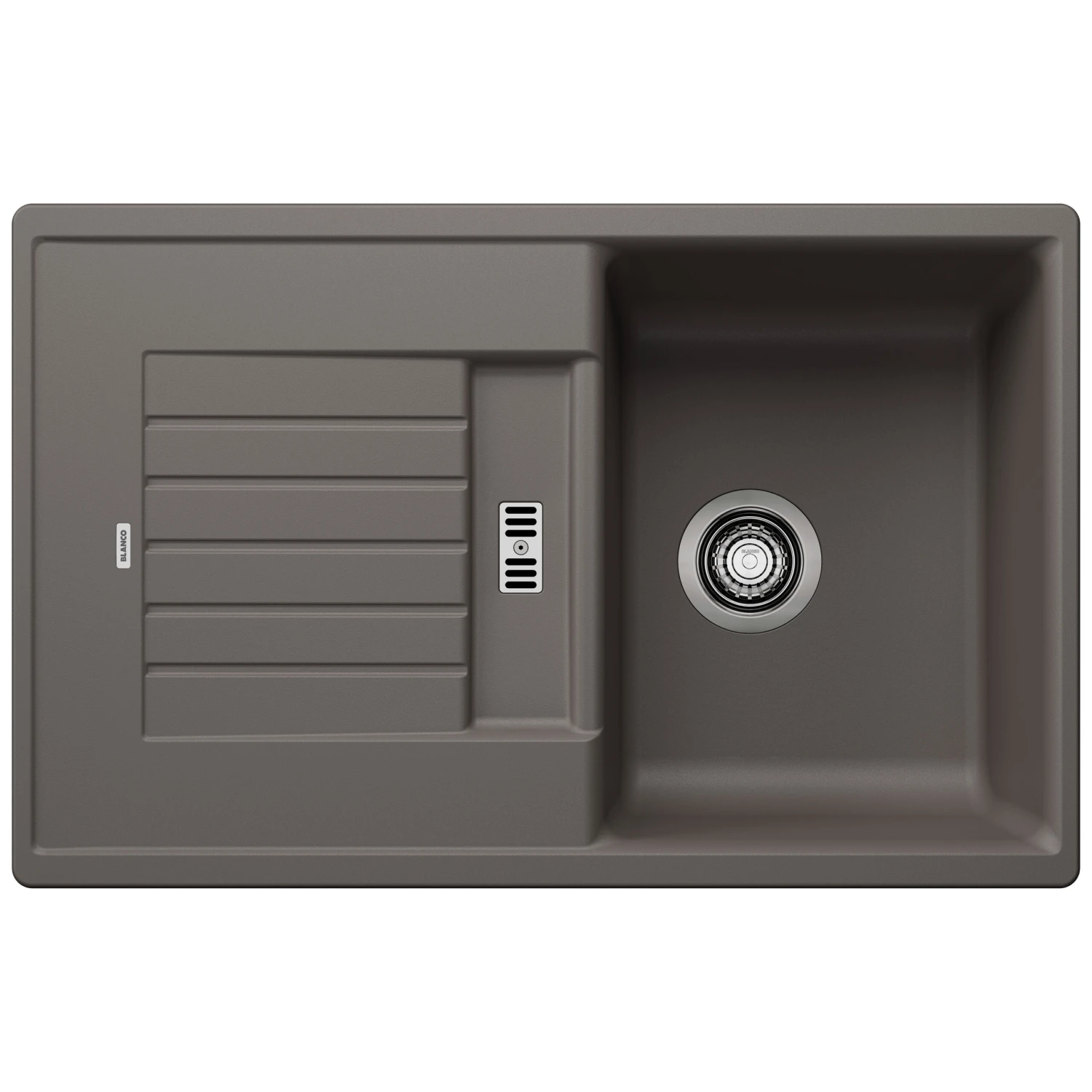 Blanco Zia 45 S Compact 1.5 Bowl Inset White Silgranit Composite Kitchen Sink & Waste With Reversible Drainer - 780 X 500mm 15 Blanco Zia 45 S Compact 1.5 Bowl Inset White Silgranit Composite Kitchen Sink & Waste With Reversible Drainer - 780 X 500mm - Image 13