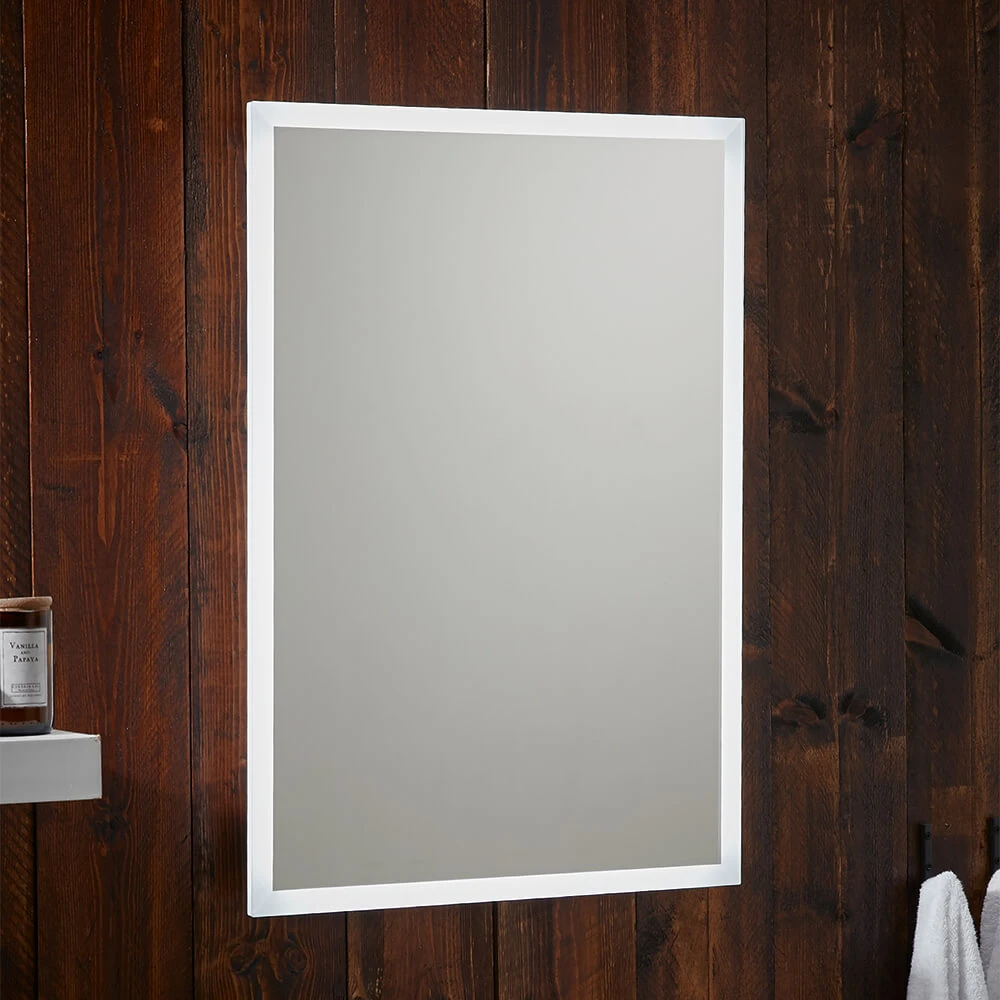 Harbour Glow LED Bluetooth Mirror With Demister Pad & Shaver Socket - 500 X 700mm 3 Harbour Glow LED Bluetooth Mirror With Demister Pad & Shaver Socket - 500 X 700mm