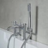 Britton Bathrooms Hoxton Bath Shower Mixer Tap - Chrome