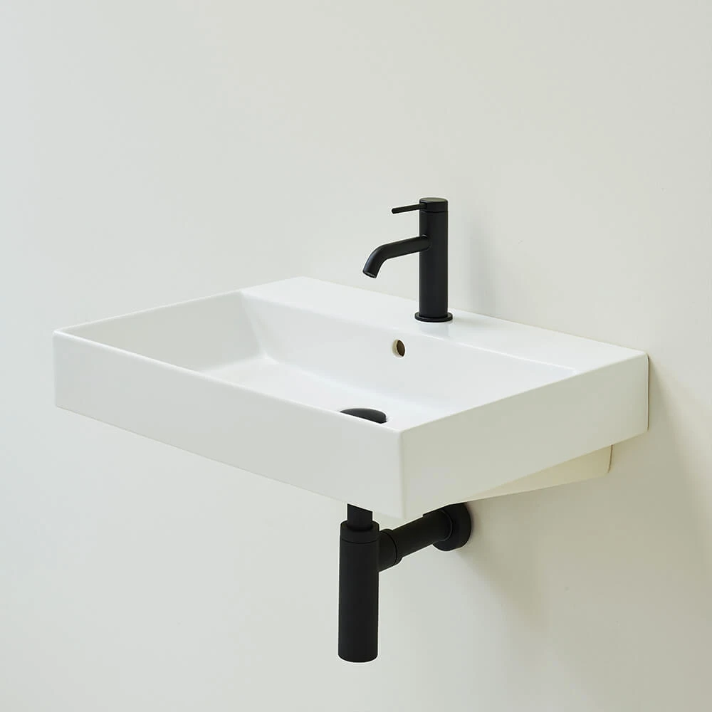 Britton Bathrooms Hoxton Slim Basin Mixer Tap - Matt Black 7 Britton Bathrooms Hoxton Slim Basin Mixer Tap - Matt Black - Image 5