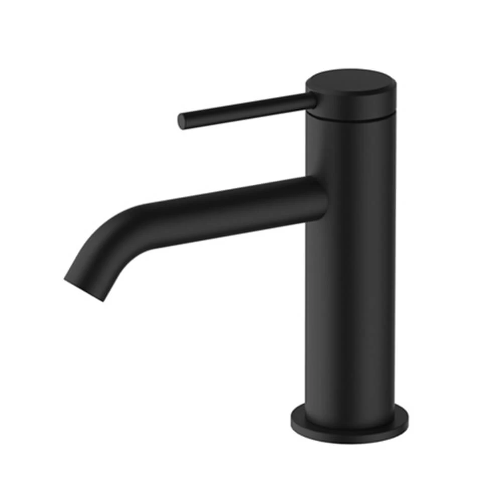 Britton Bathrooms Hoxton Slim Basin Mixer Tap - Matt Black 8 Britton Bathrooms Hoxton Slim Basin Mixer Tap - Matt Black - Image 6