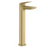 Britton Bathrooms Greenwich Tall Basin Mixer Tap - Brushed Brass 1 Britton Bathrooms Greenwich Tall Basin Mixer Tap - Brushed Brass -Vado Sale Store britton greenwich tall basin tap brushed brass cutout