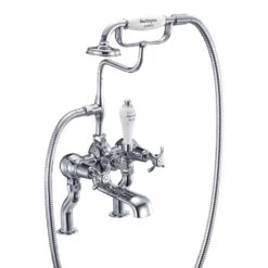 Burlington Anglesey Deck Mounted Bath Shower Mixer With Straight Valves 13 Burlington Anglesey Deck Mounted Bath Shower Mixer With Straight Valves -Vado Sale Store burlington anglesey dm bsm str