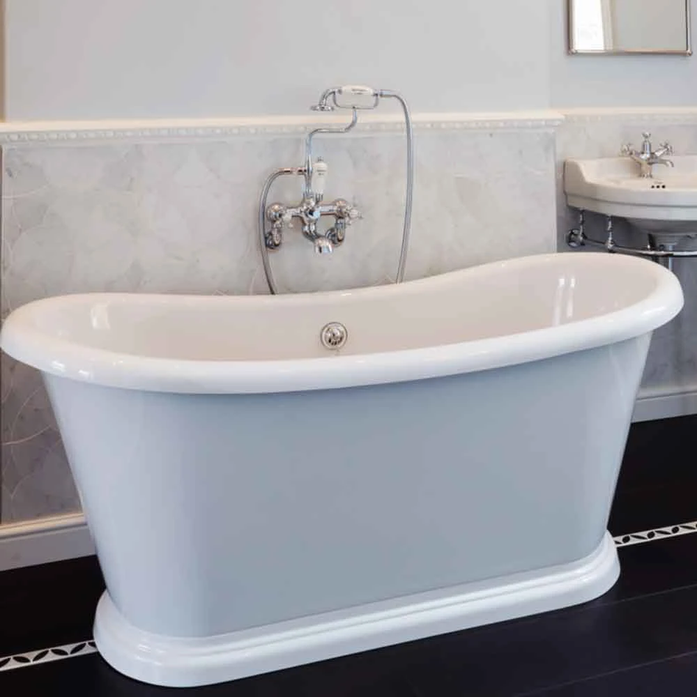 Burlington Anglesey Wall Mounted Bath Shower Mixer With Straight Valves & S Adjuster 7 Burlington Anglesey Wall Mounted Bath Shower Mixer With Straight Valves & S Adjuster - Image 5